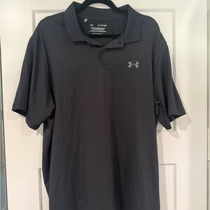 Under Armour Men's Black Polo Shirt